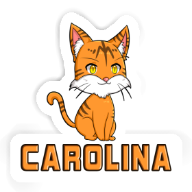 Katze Aufkleber Carolina Image
