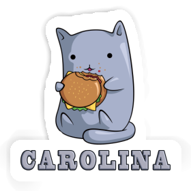 Sticker Carolina Hamburger-Katze Image