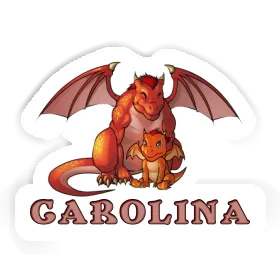 Drache Aufkleber Carolina Image