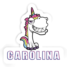 Carolina Autocollant Licorne grinçante Image