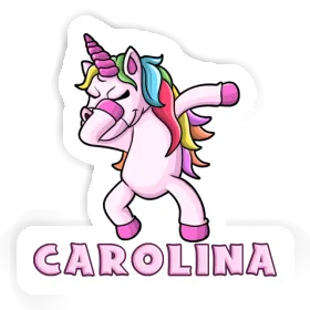 Autocollant Licorne Carolina Image