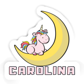 Carolina Autocollant Licorne Image
