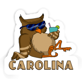 Aufkleber Carolina Eule Image
