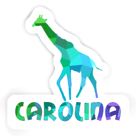 Autocollant Carolina Girafe Image