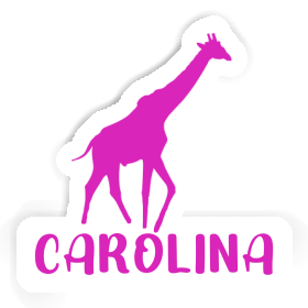 Autocollant Carolina Girafe Image