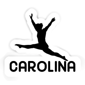 Carolina Aufkleber Gymnastin Image