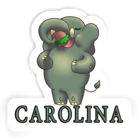 Hamburger Aufkleber Carolina Image