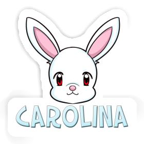 Autocollant Lapin Carolina Image