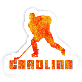 Carolina Sticker Eishockeyspieler Image