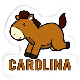 Autocollant Cheval Carolina Image