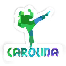 Carolina Autocollant Karatéka Image