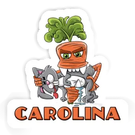 Carotte monstre Autocollant Carolina Image