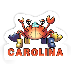Aufkleber Krabbe Carolina Image