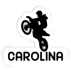 Sticker Motocross Jumper Carolina Image