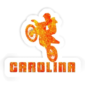Motocross Jumper Sticker Carolina Image