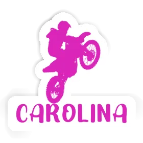Sticker Carolina Motocross Rider Image