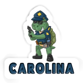Sticker Carolina Polizist Image
