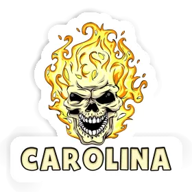 Sticker Totenkopf Carolina Image
