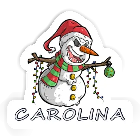 Autocollant Carolina Bonhomme de neige Image
