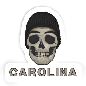 Totenkopf Aufkleber Carolina Image