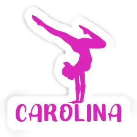 Carolina Sticker Yoga-Frau Image