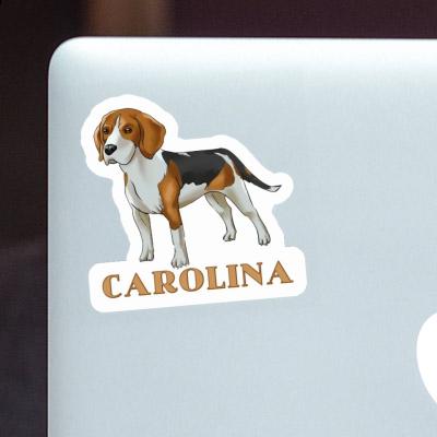 Sticker Carolina Beagle Hund Gift package Image