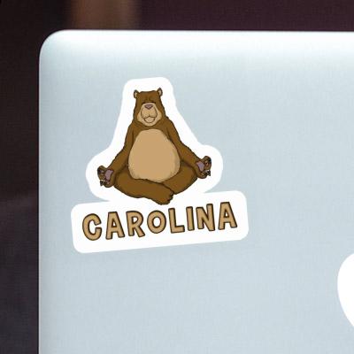 Carolina Autocollant Our de yoga Laptop Carolina Autocollant Our de yoga Laptop Image