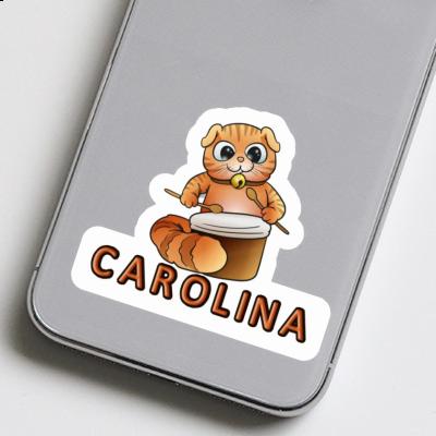 Autocollant Chat-tambour Carolina Laptop Autocollant Chat-tambour Carolina Laptop Image