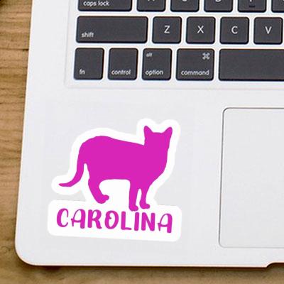 Autocollant Chat Carolina Notebook Autocollant Chat Carolina Notebook Image