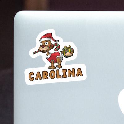 Autocollant Carolina Chat de Noël Notebook Autocollant Carolina Chat de Noël Gift package Image