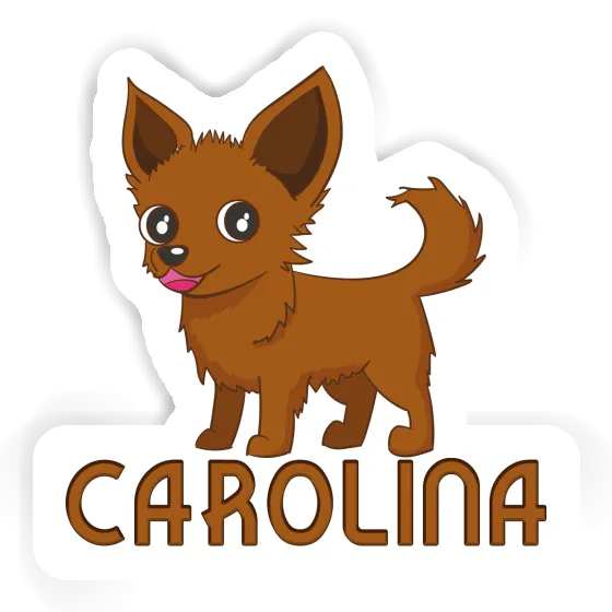 Carolina Sticker Chihuahua Laptop Image
