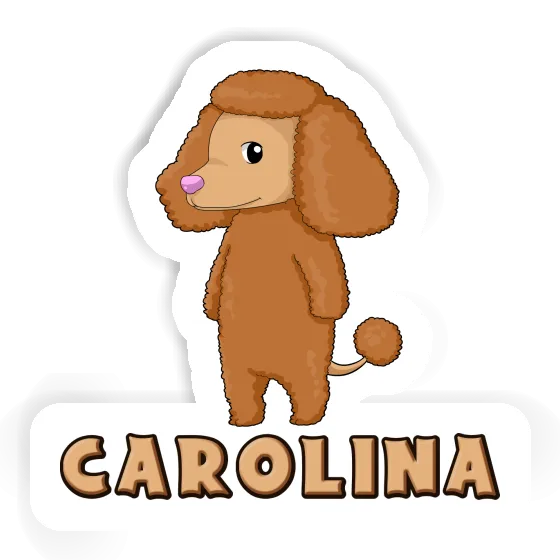 Carolina Aufkleber Pudel Laptop Carolina Aufkleber Pudel Laptop Image