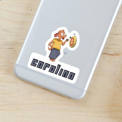 Aufkleber Carolina Dartspieler Image