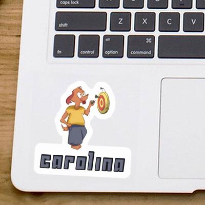 Carolina Sticker Darts Player Carolina Sticker Darts Player Image