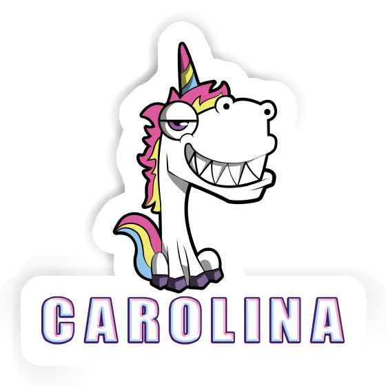 Carolina Aufkleber Grinse-Einhorn Carolina Aufkleber Grinse-Einhorn Image
