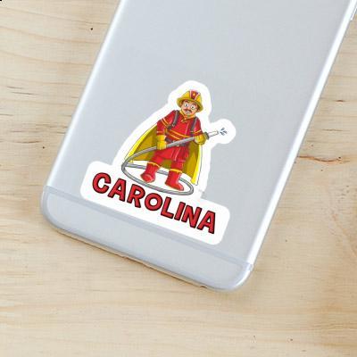Aufkleber Feuerwehrmann Carolina Notebook Aufkleber Feuerwehrmann Carolina Notebook Image
