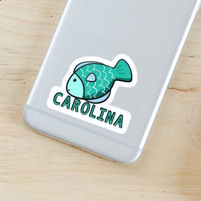 Autocollant Carolina Poisson Autocollant Carolina Poisson Image
