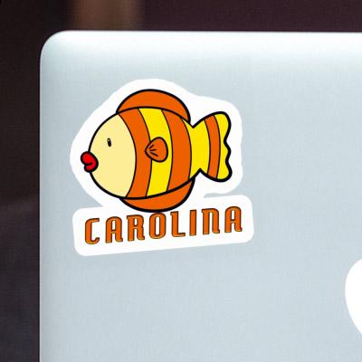 Fish Sticker Carolina Laptop Fish Sticker Carolina Laptop Image