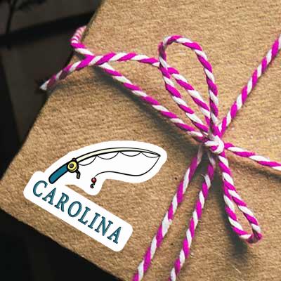 Sticker Fishing Rod Carolina Notebook Sticker Fishing Rod Carolina Gift package Image