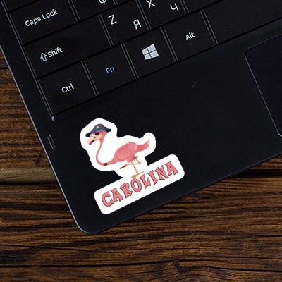 Carolina Sticker Flamingo Notebook Image