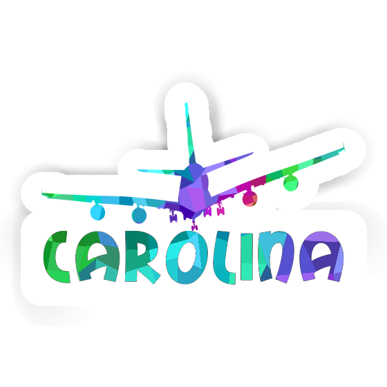 Aufkleber Flugzeug Carolina Notebook Aufkleber Flugzeug Carolina Gift package Image