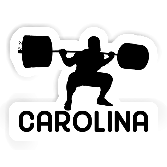 Sticker Carolina Gewichtheber Notebook Sticker Carolina Gewichtheber Gift package Image