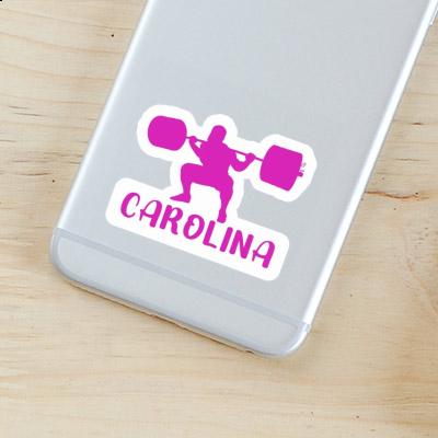 Aufkleber Gewichtheberin Carolina Gift package Image