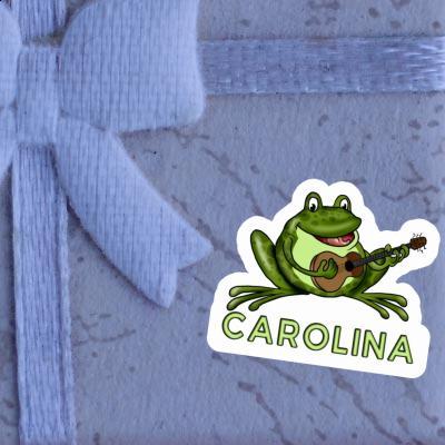 Sticker Carolina Guitar Frog Notebook Sticker Carolina Guitar Frog Gift package Image