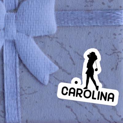 Golferin Aufkleber Carolina Golferin Aufkleber Carolina Image
