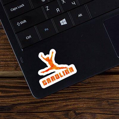 Sticker Carolina Gymnast Notebook Sticker Carolina Gymnast Gift package Image