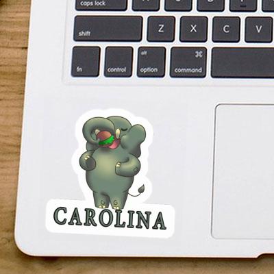 Carolina Autocollant Éléphant Laptop Carolina Autocollant Éléphant Laptop Image