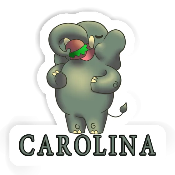 Carolina Autocollant Éléphant Carolina Autocollant Éléphant Image
