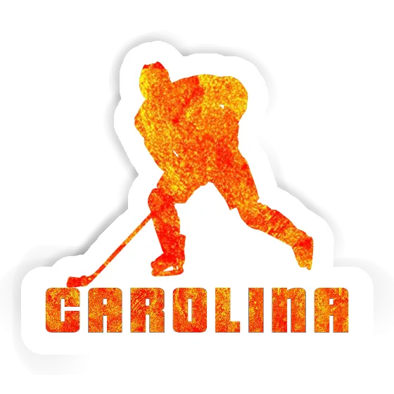 Carolina Sticker Eishockeyspieler Carolina Sticker Eishockeyspieler Image