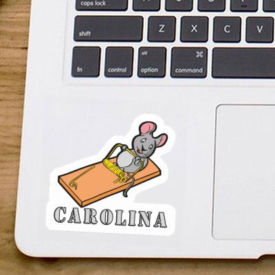 Fitness-Maus Aufkleber Carolina Notebook Fitness-Maus Aufkleber Carolina Gift package Image